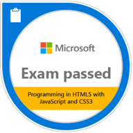 Programming in HTML5 with JavaScript and CSS3, Microsoft exam, 2016